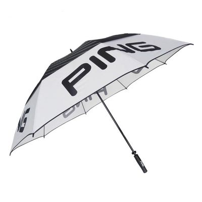 Dois guarda-chuvas Windproof do golfe do poliéster da camada 27 polegadas