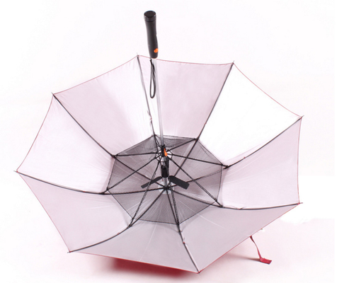 fã do guarda-chuva da explosão do verão do Pongee 190T com punho plástico