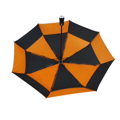 Guarda-chuva UV Windproof impresso do dossel do dobro do Pongee da proteção