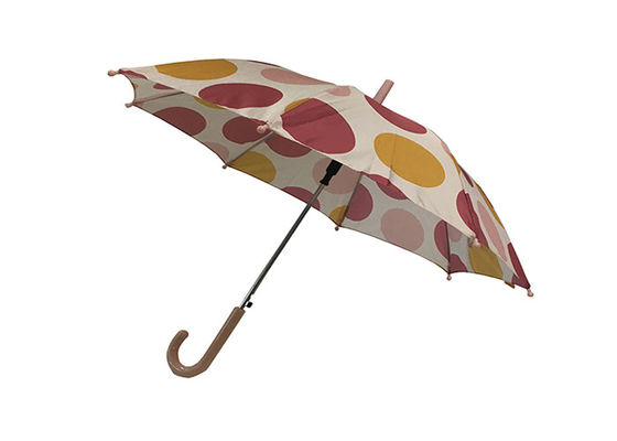 Guarda-chuva aberto automático do tamanho da criança da tela do Pongee do diâmetro 73cm