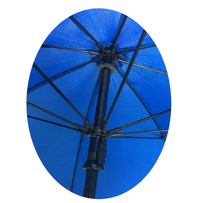 Guarda-chuva pequeno do golfe do Pongee aberto manual do eixo da fibra de vidro